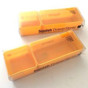 Design Ideas Squish Drawer Stores - Marigold (Set of 2 x2)